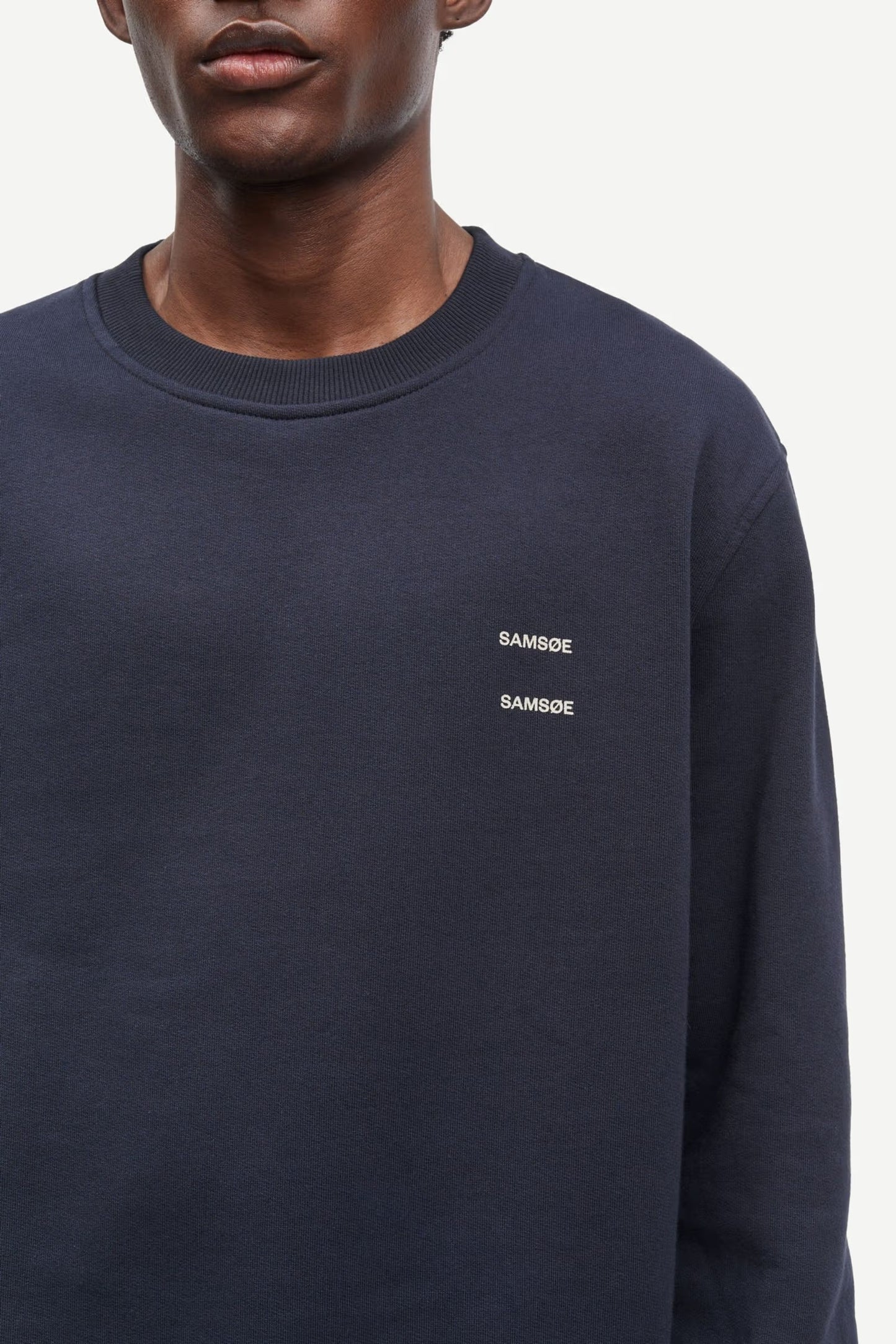 SAMSØE SAMSØE | Le sweat à col rond ''Joel'' - Marine