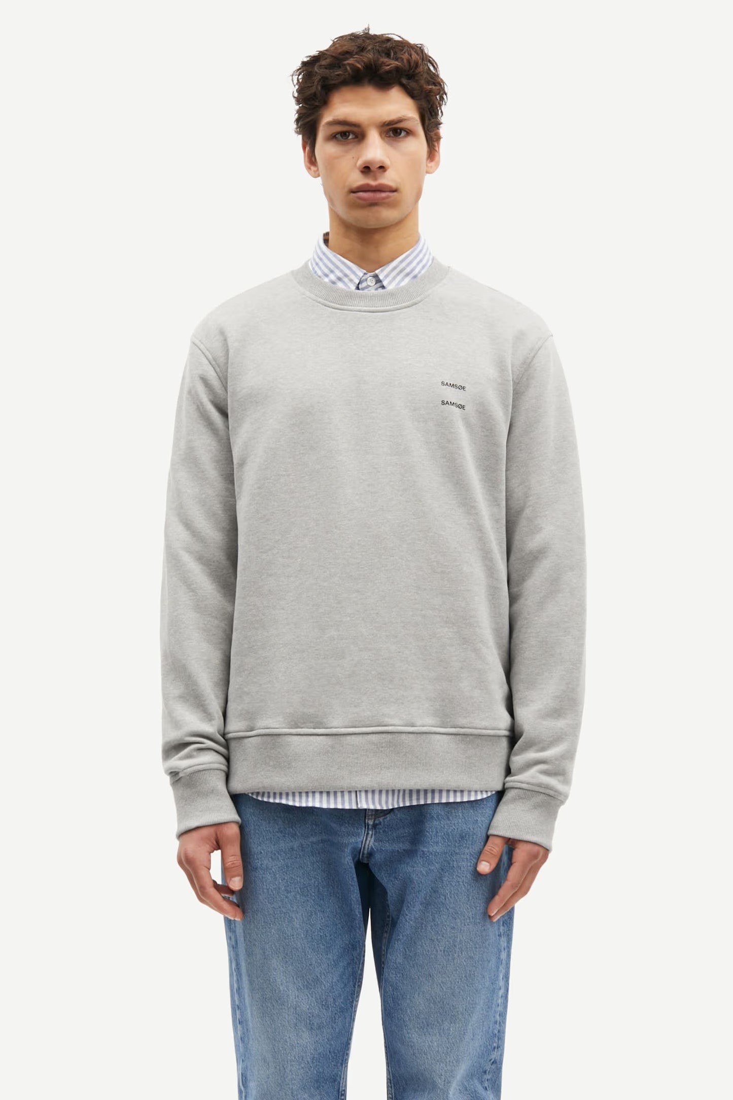 SAMSØE SAMSØE | Le sweat à col rond ''Joel'' - Gris