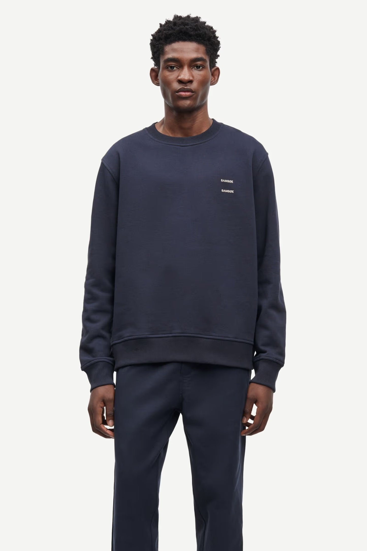 SAMSØE SAMSØE | Le sweat à col rond ''Joel'' - Marine