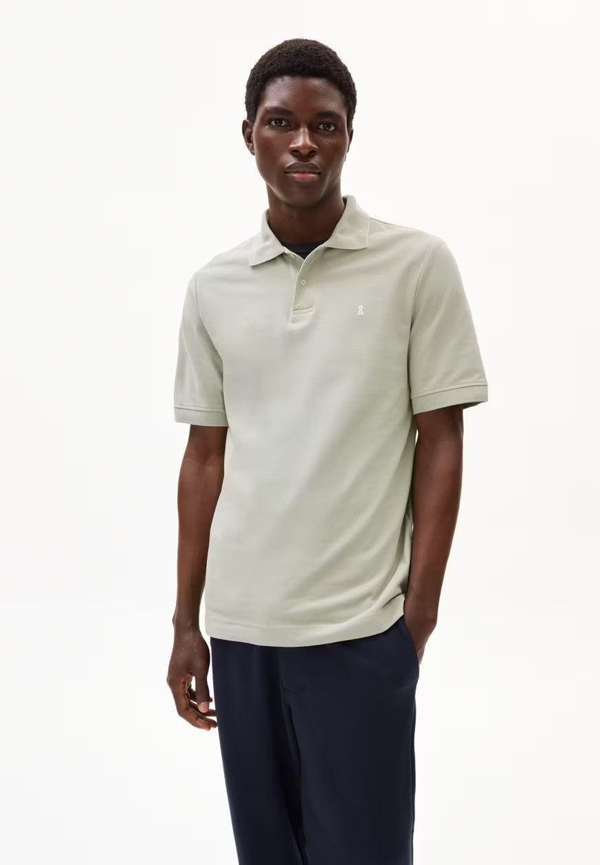 ARMEDANGELS | Polo "MAARIO" - Vert sauge