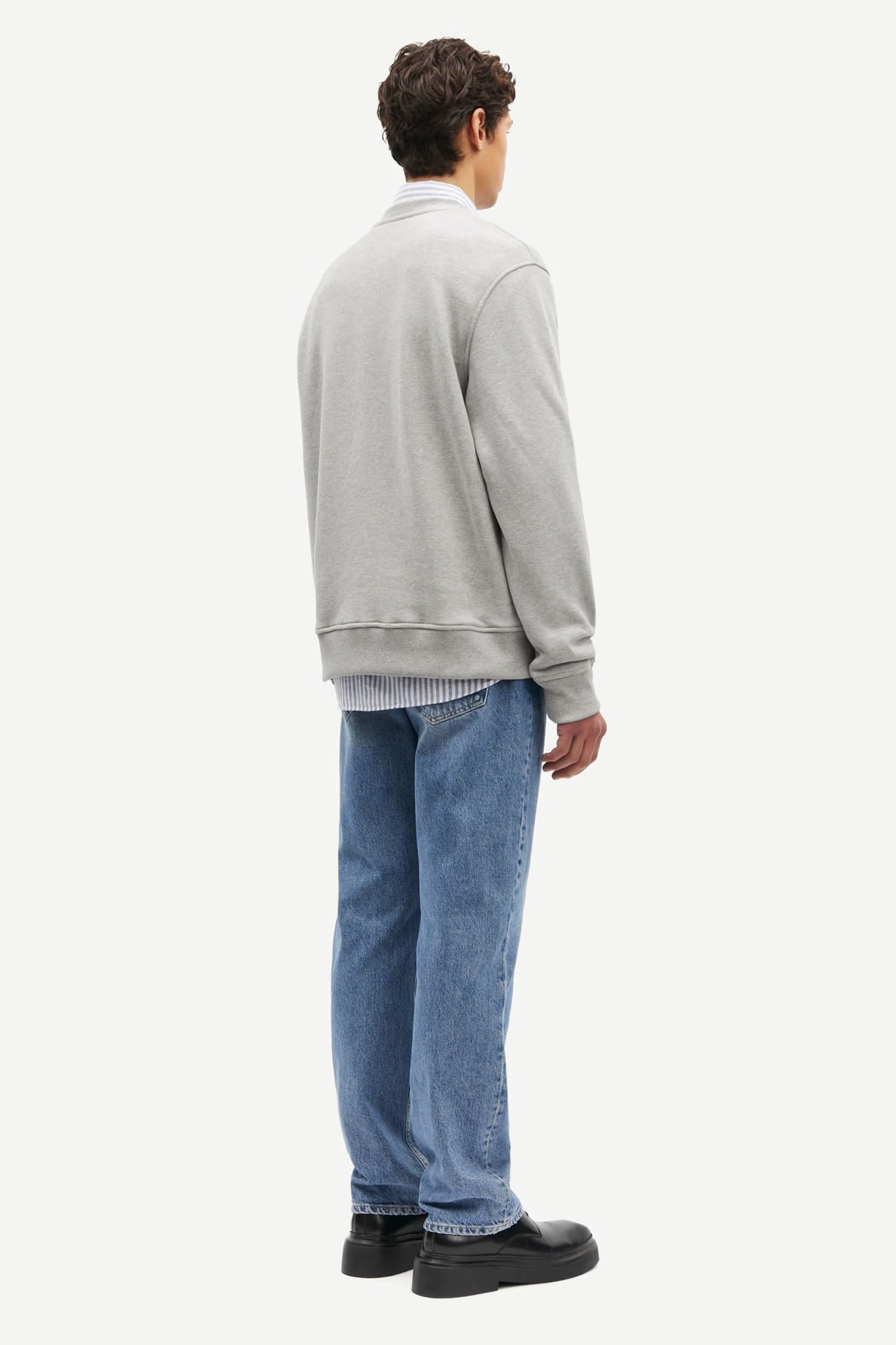 SAMSØE SAMSØE | Le sweat à col rond ''Joel'' - Gris