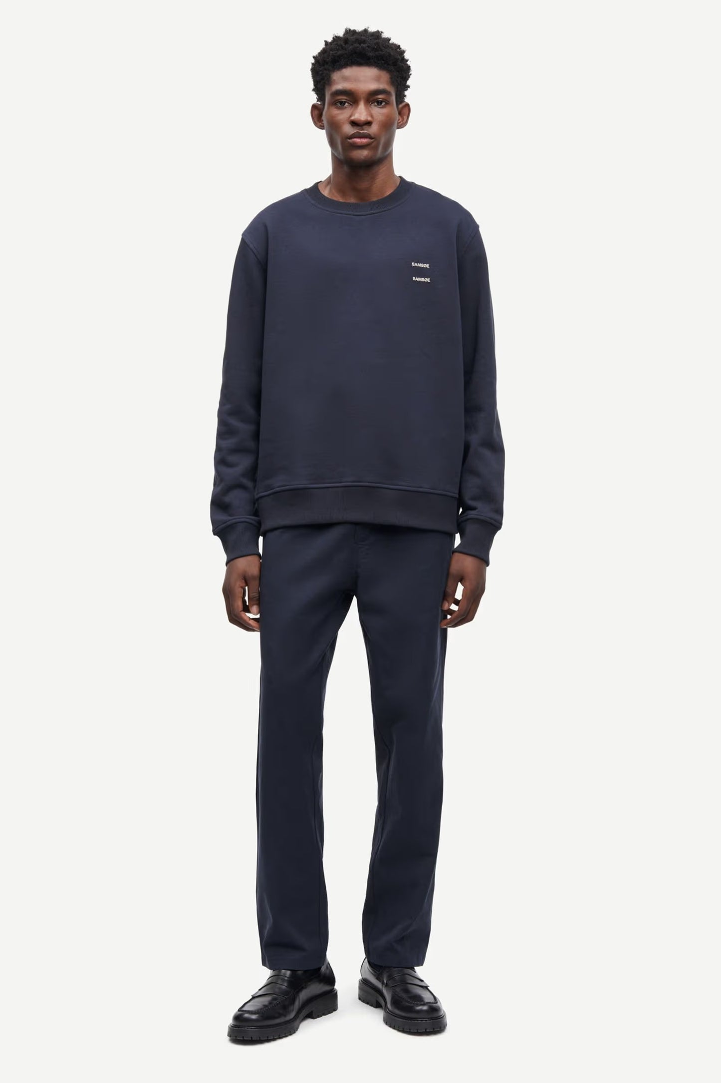 SAMSØE SAMSØE | Le sweat à col rond ''Joel'' - Marine