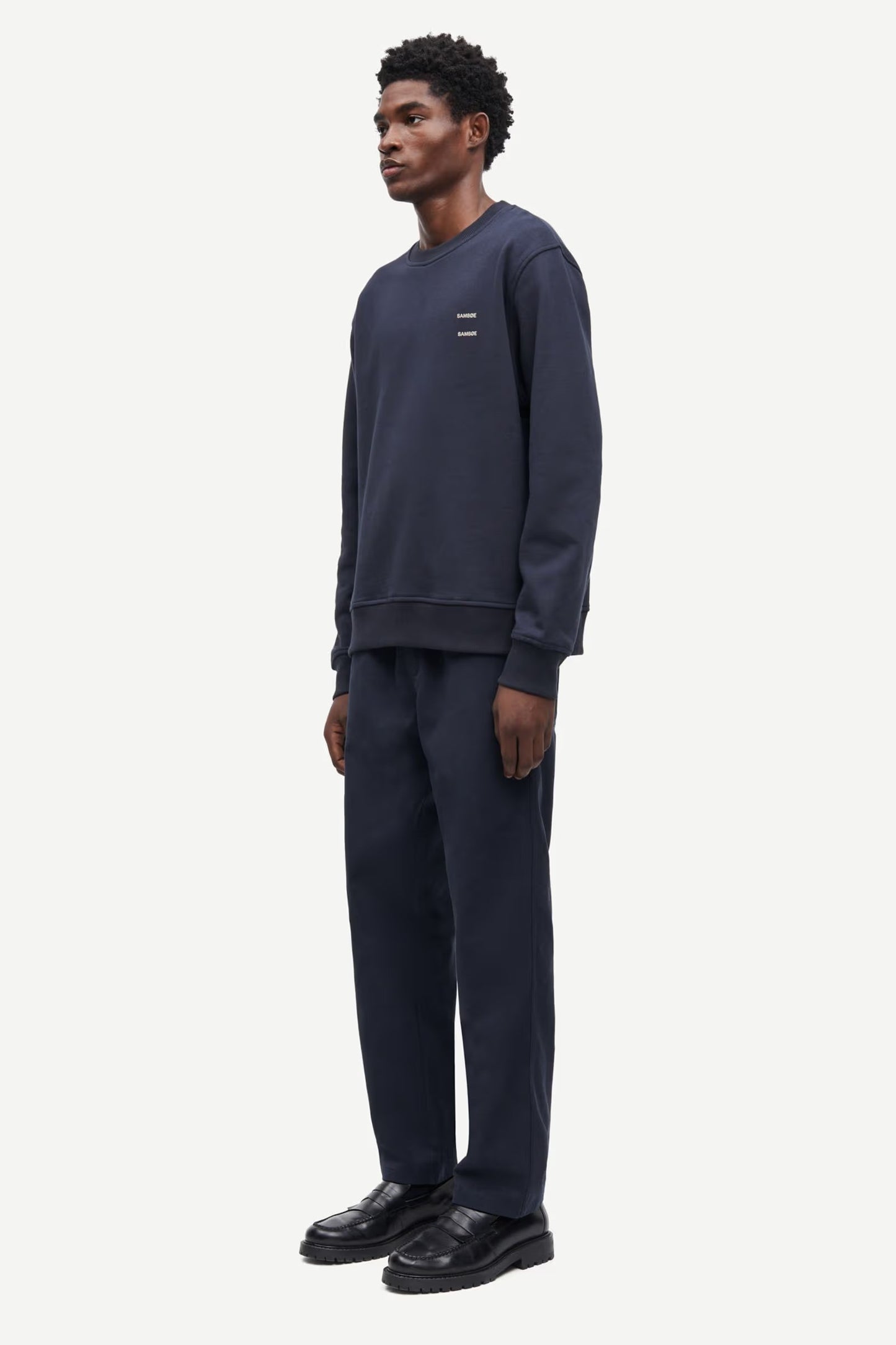 SAMSØE SAMSØE | Le sweat à col rond ''Joel'' - Marine