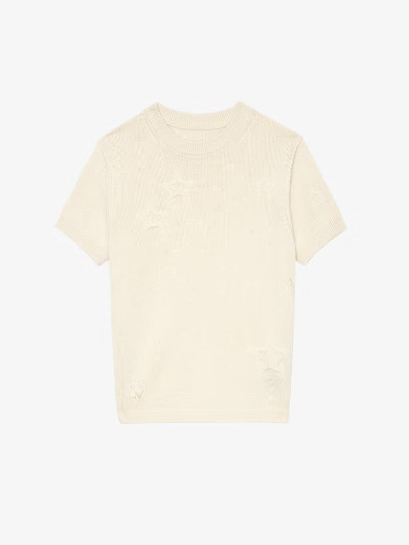 Zadig & Voltaire | Pull manches courtes "BULLY" - Ecru
