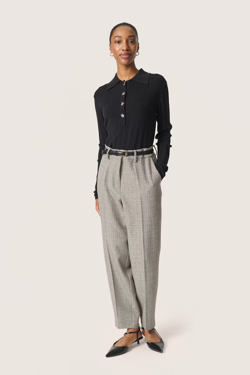 SOAKED IN LUXURY | Polo "SPINA" - Noir