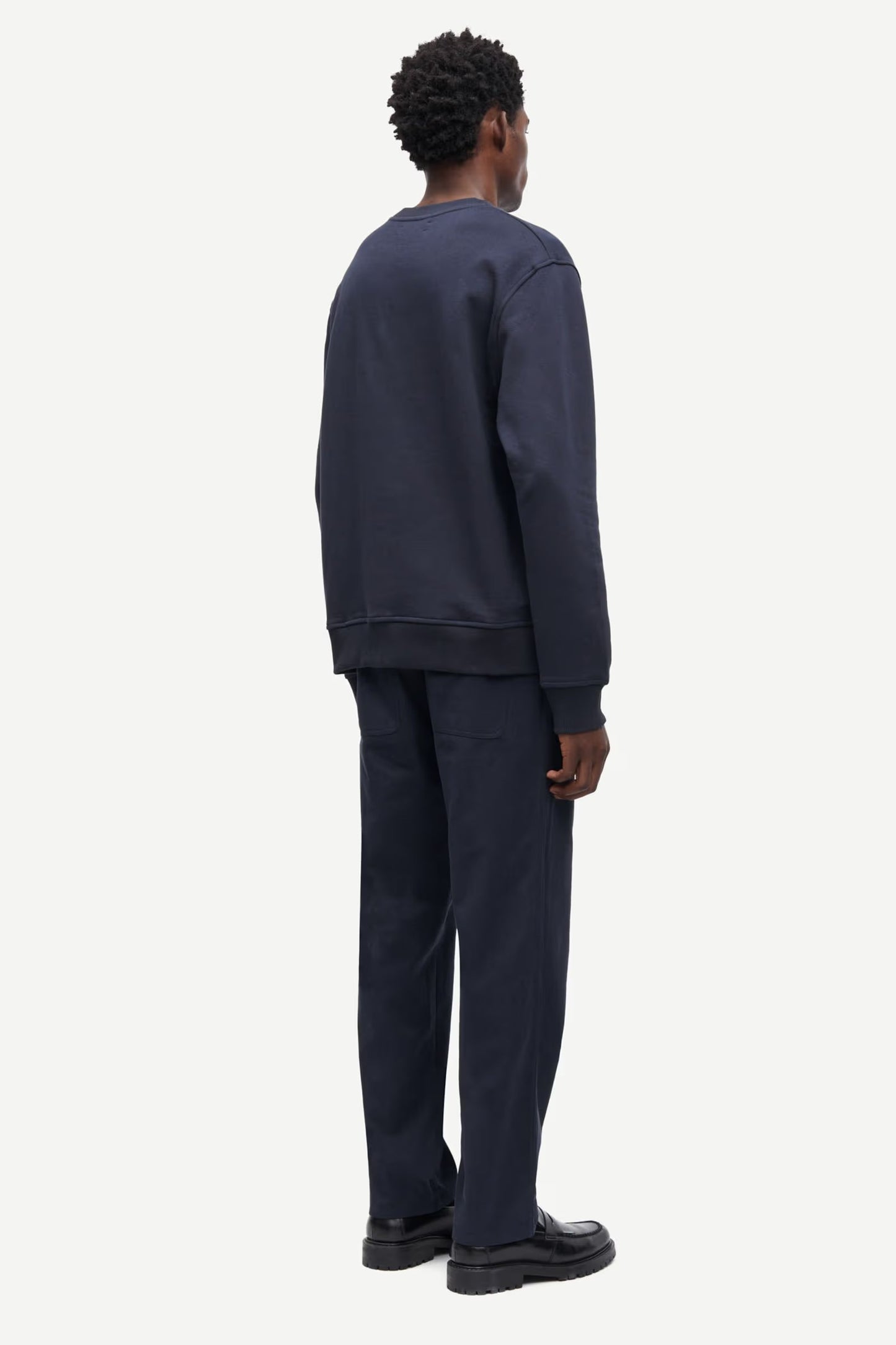 SAMSØE SAMSØE | Le sweat à col rond ''Joel'' - Marine