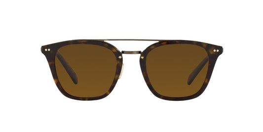 Oliver Peoples | Lunettes de soleil "FRÈRE LA" - Tortoise foncé/Or Antique, Marron