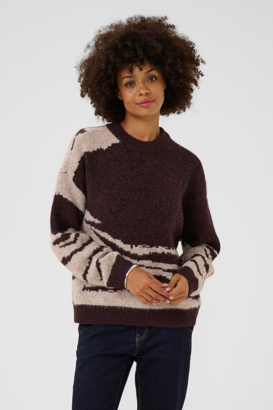 Culture | Pull 'Zinna' | Marron