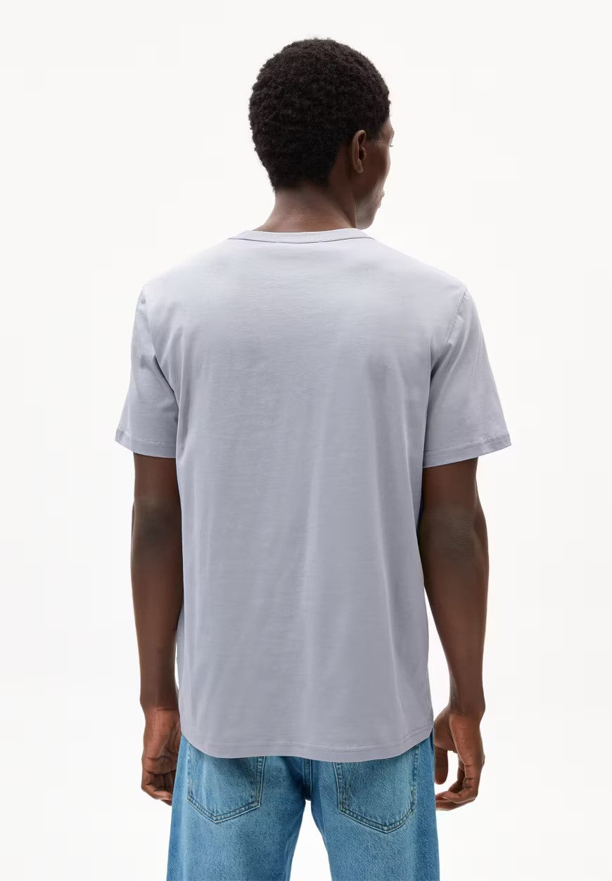 ARMEDANGELS | T-Shirt avec poche "MAARKOS" - Gris de lin