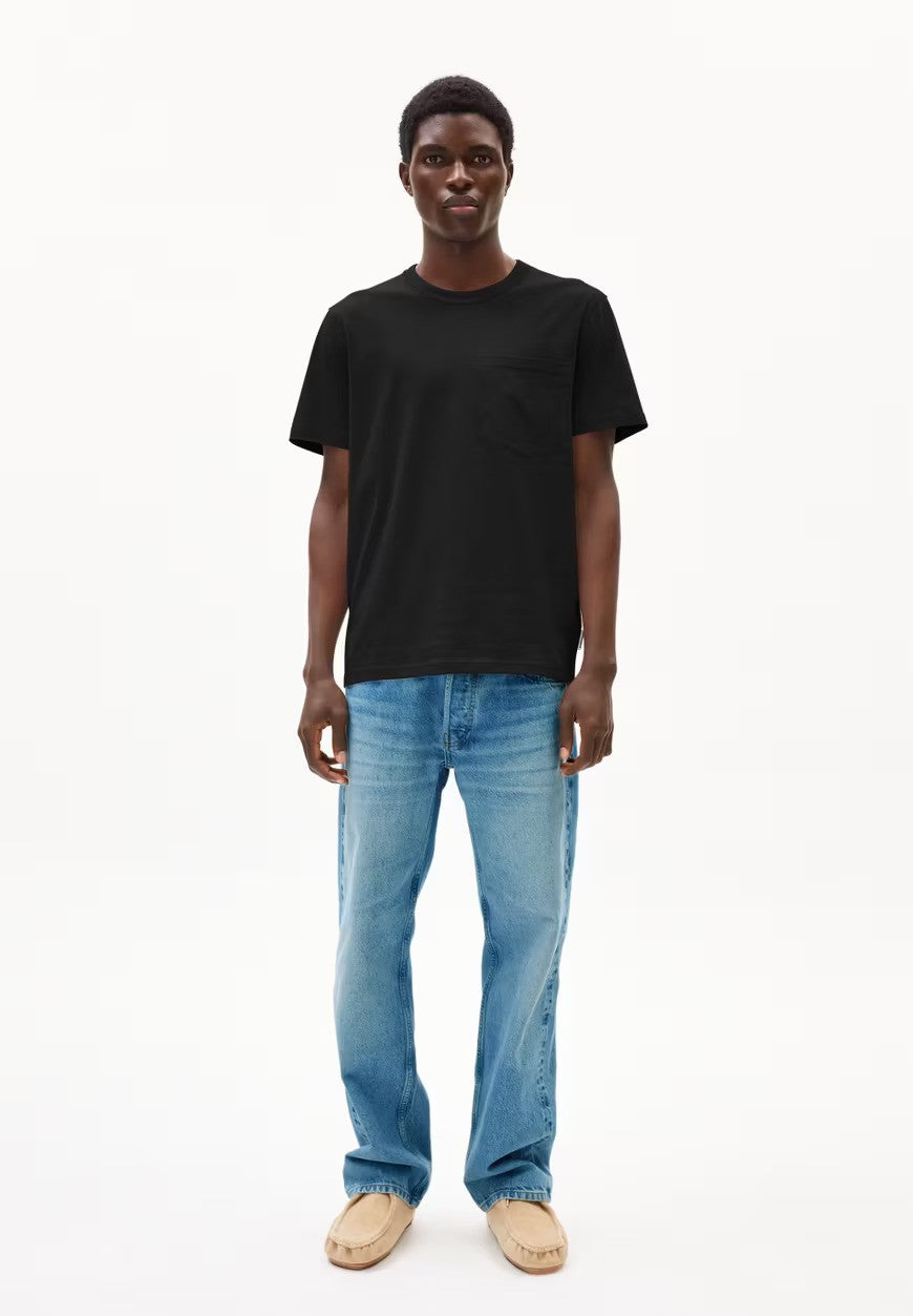 ARMEDANGELS | T-Shirt avec poche "MAARKOS" - Noir