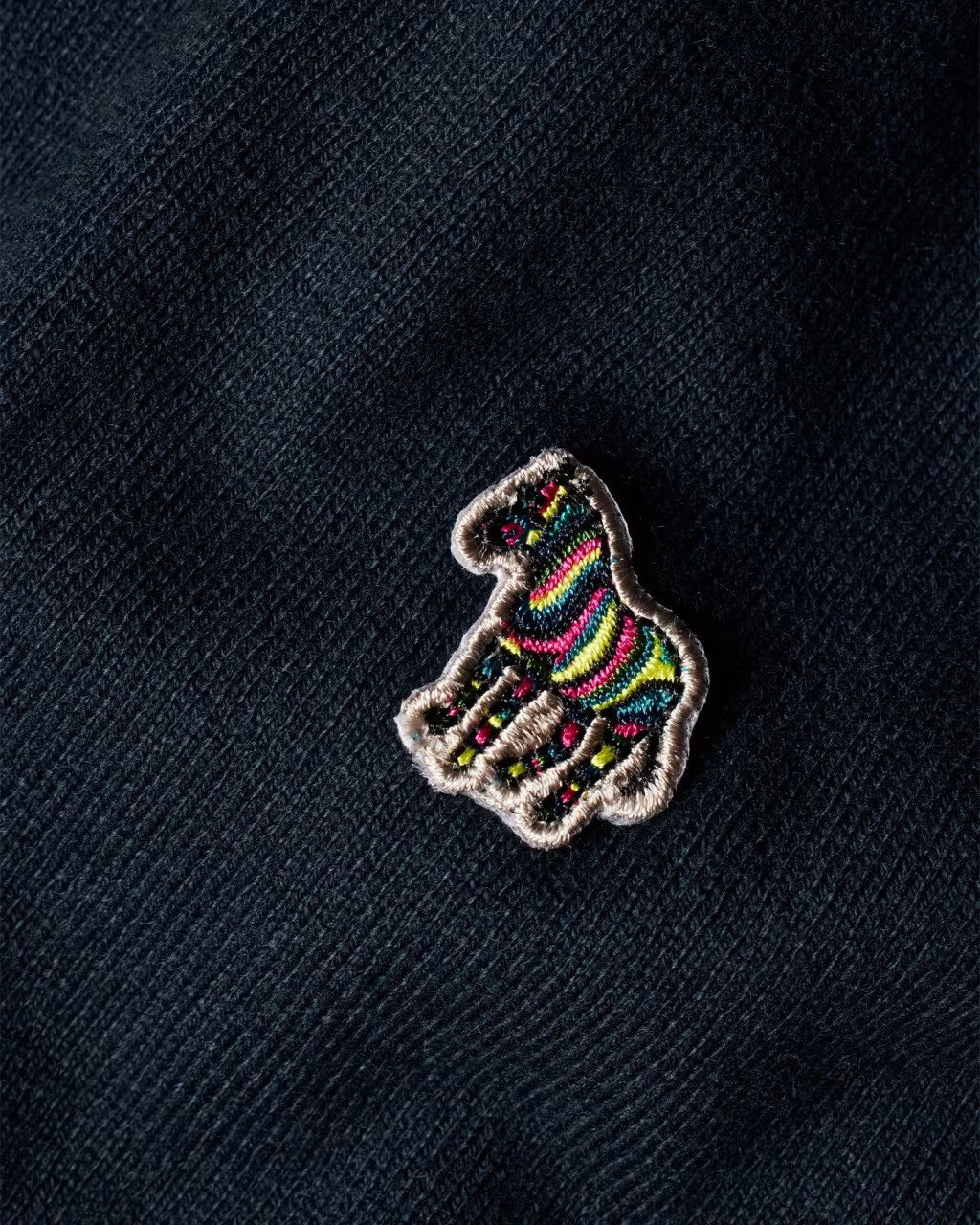 Paul Smith | Pull à demi-zip avec logo Zebra - Marine