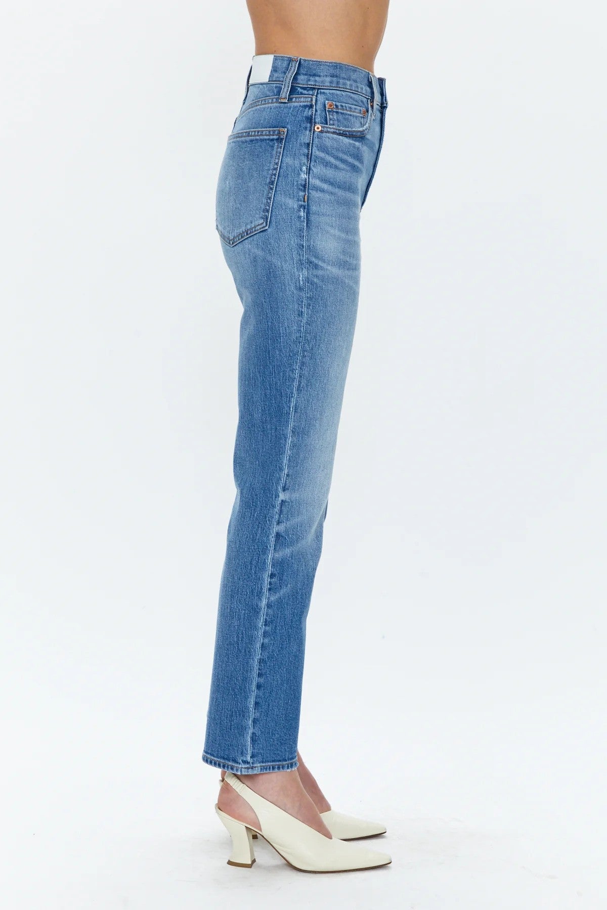 Pistola | Jeans bootcut taille haute " ALLY" - Bleu clair