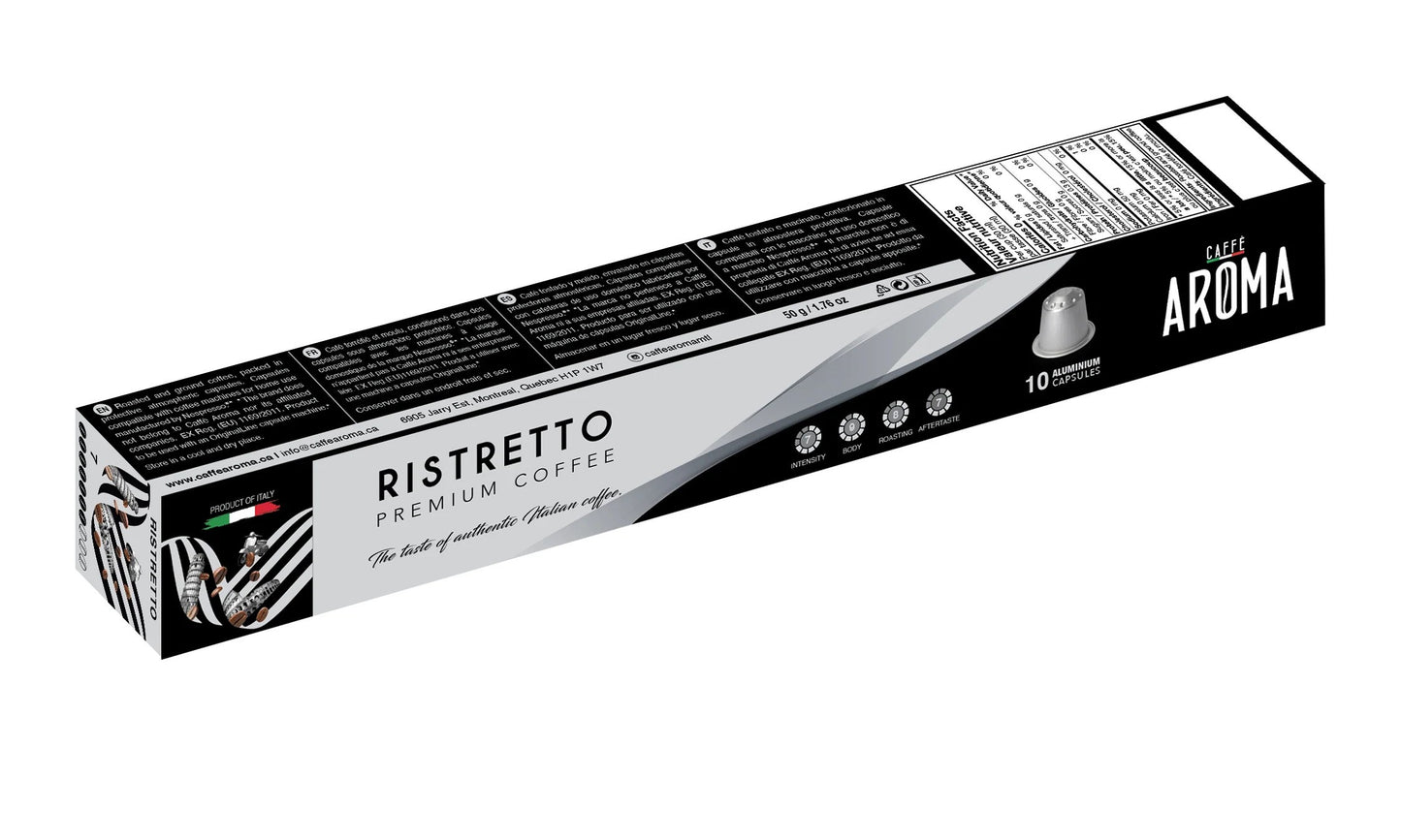 Caffe Aroma | Ristretto | 10 Capsule