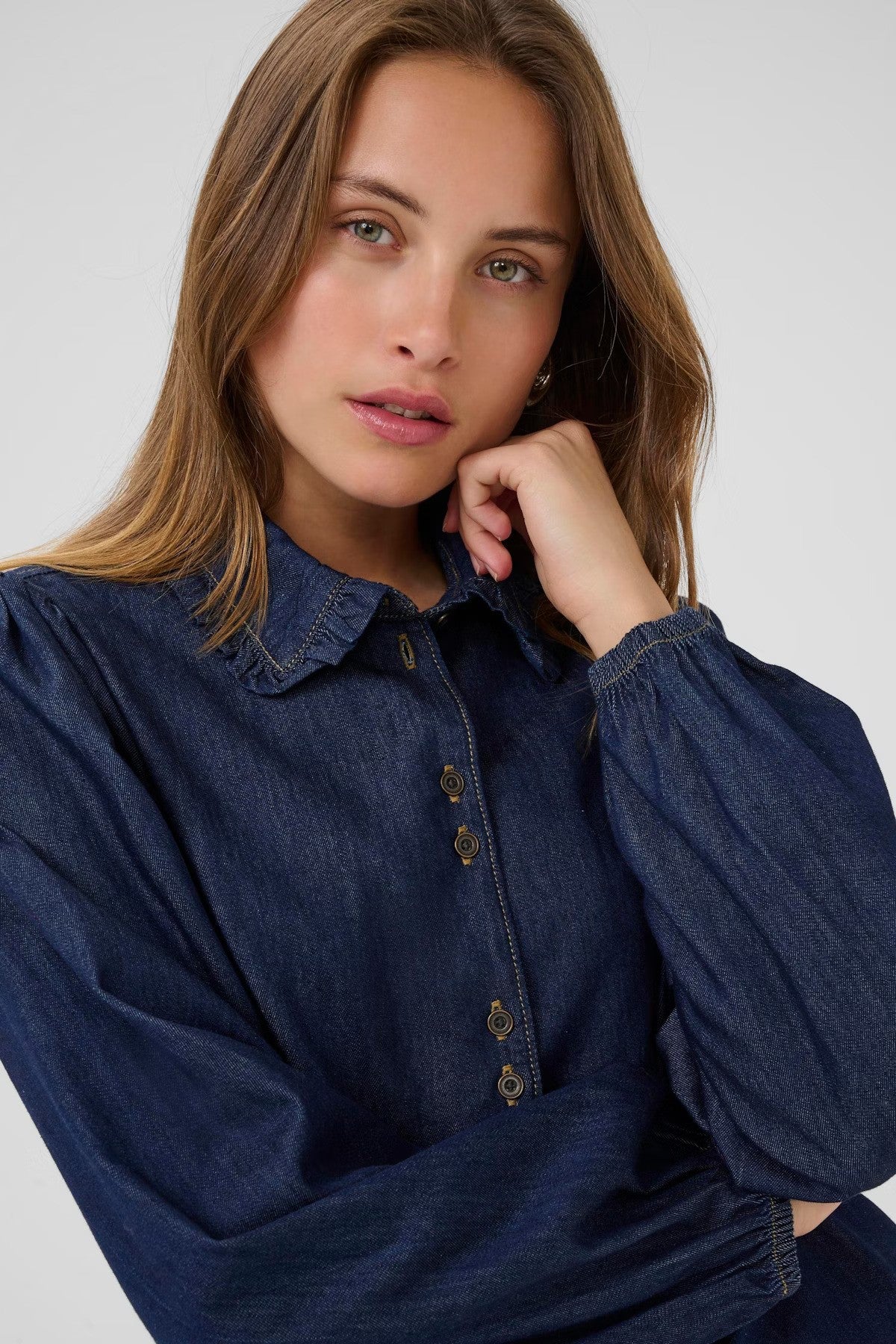 Culture | Chemise  'Uhilka' | Bleu Denim