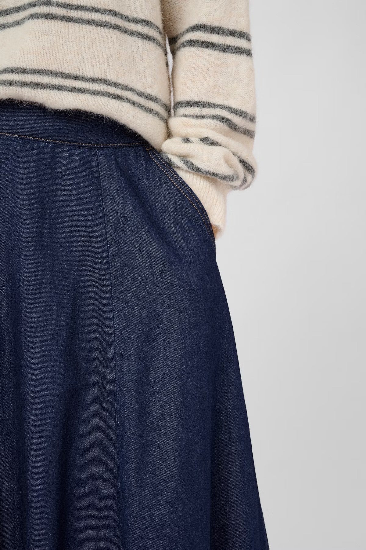 Culture | Jupe 'Uhilka' | Bleu Denim
