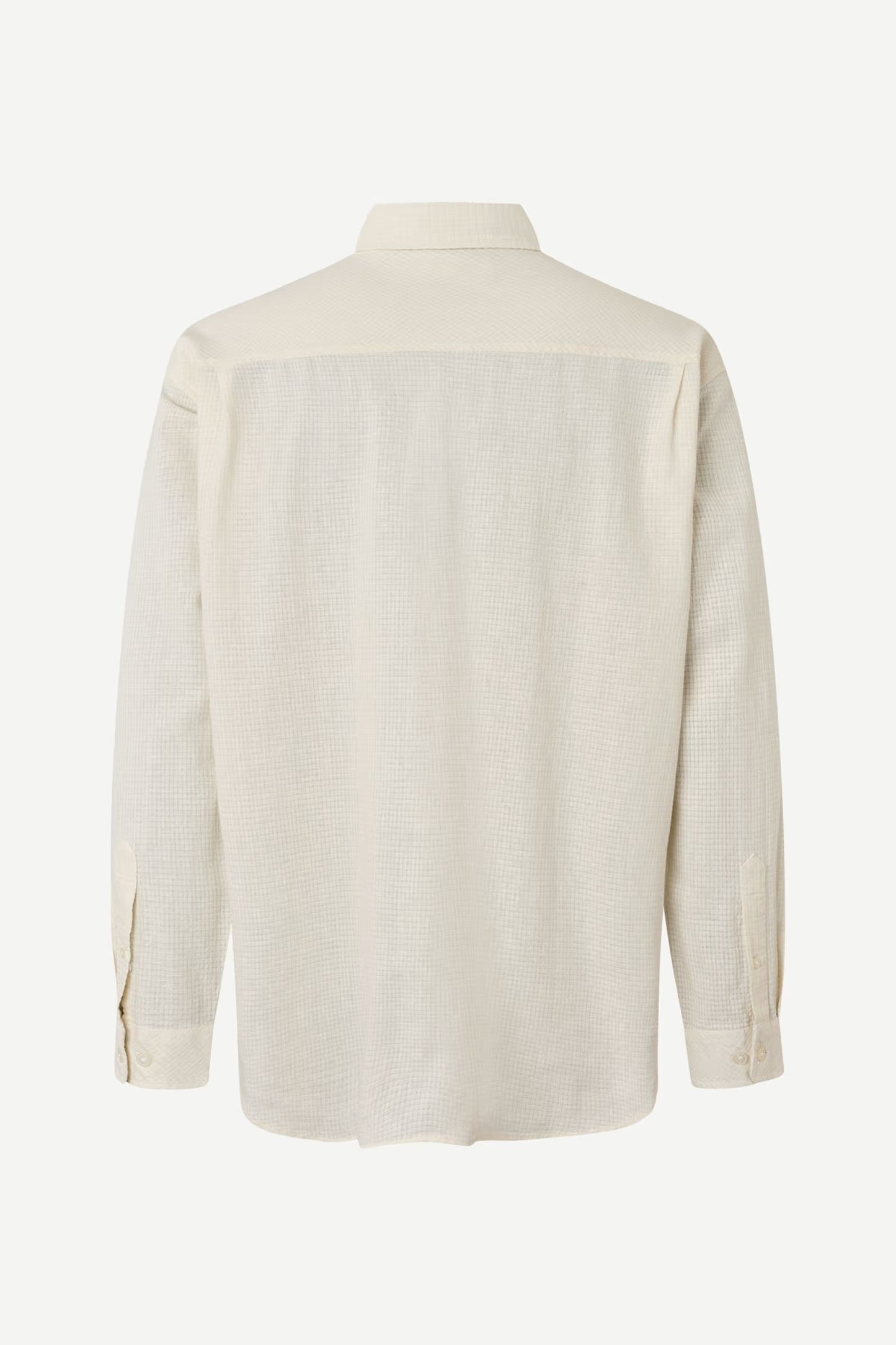 SAMSØE SAMSØE | Chemise en coton "Saluan J" - Crème