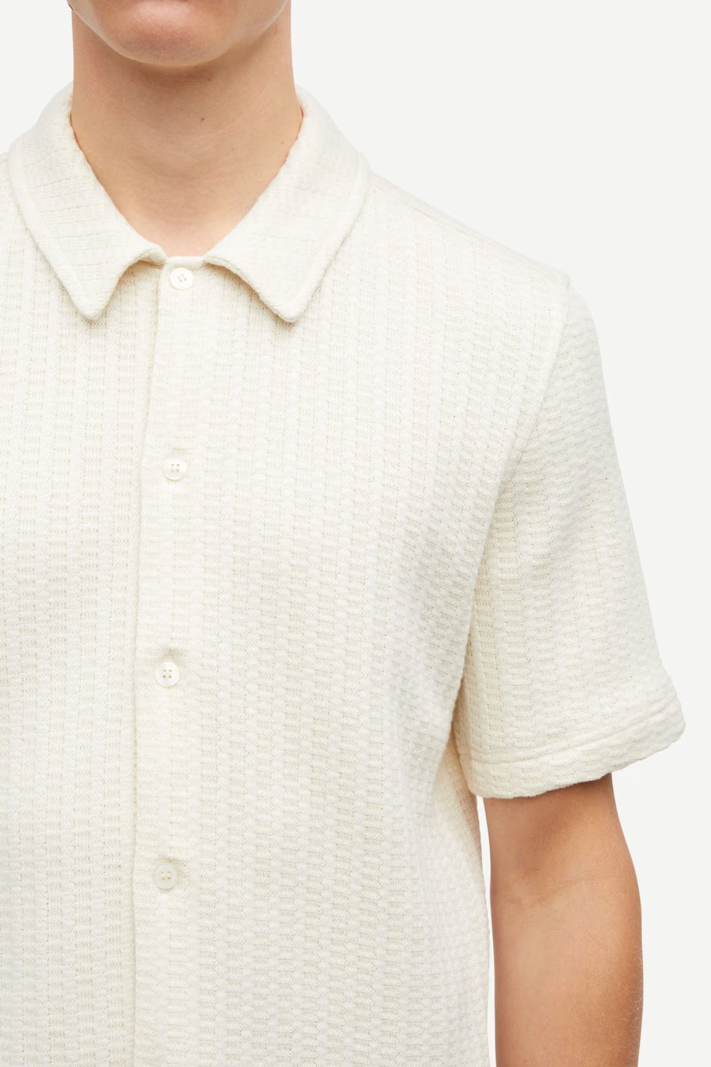 SAMSØE SAMSØE | Chemise polo "SAKVISTBRO " - Crème