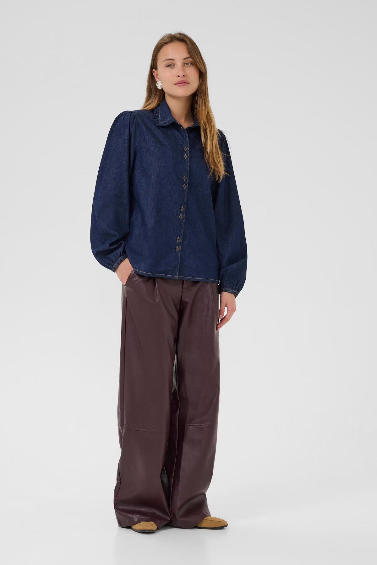 Culture | Chemise  'Uhilka' | Bleu Denim