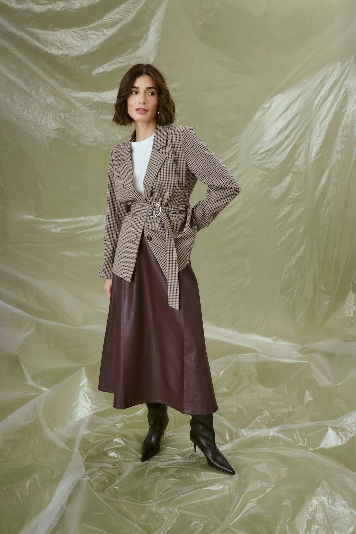 Culture | Veste 'Checka' | Brun