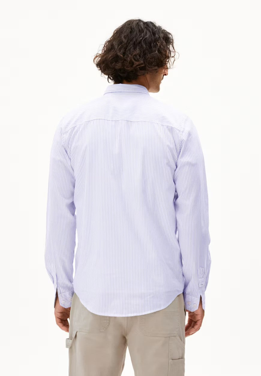 ARMEDANGELS | Chemise rayé "QUAASA" - Blanc