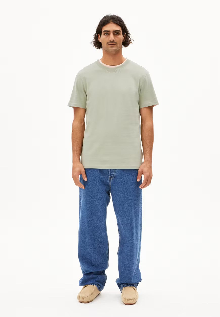 ARMEDANGELS | T-Shirt avec poche "MAARKOS" - Vert sauge