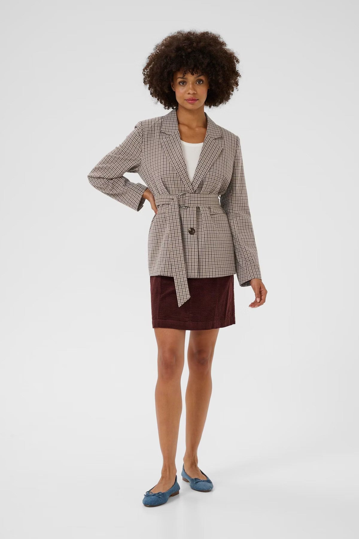 Culture | Veste 'Checka' | Brun