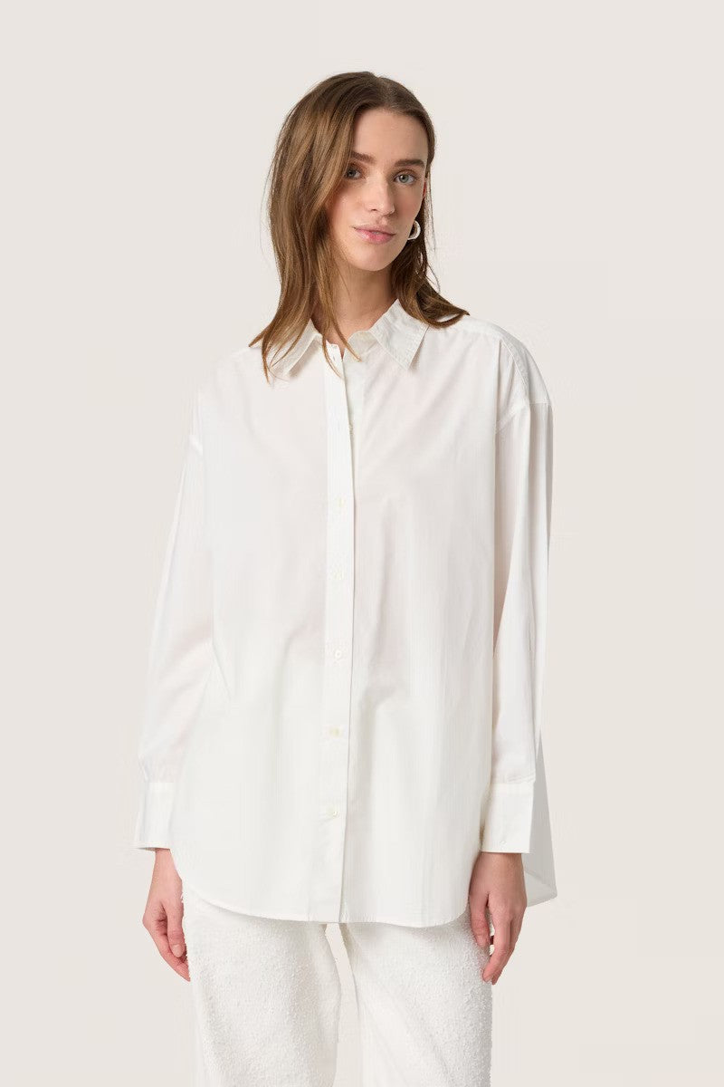 SOAKED IN LUXURY | Chemise "JANI" - Blanc cassé