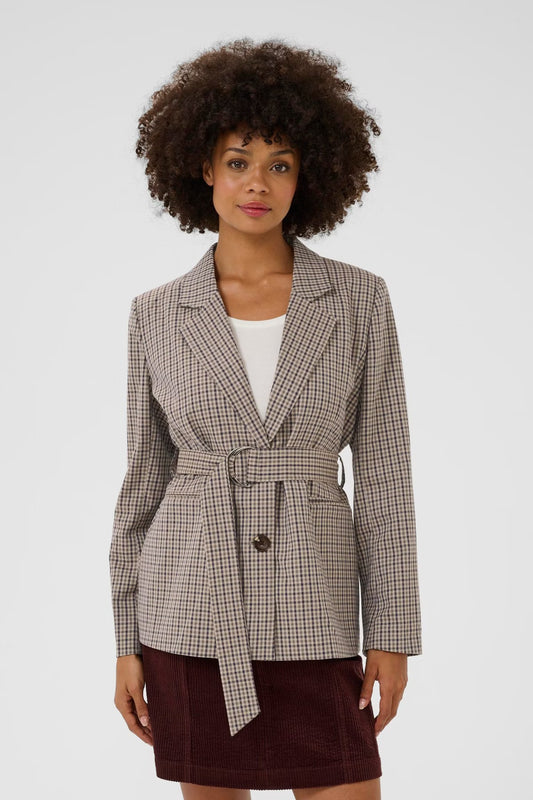 Culture | Veste 'Checka' | Brun