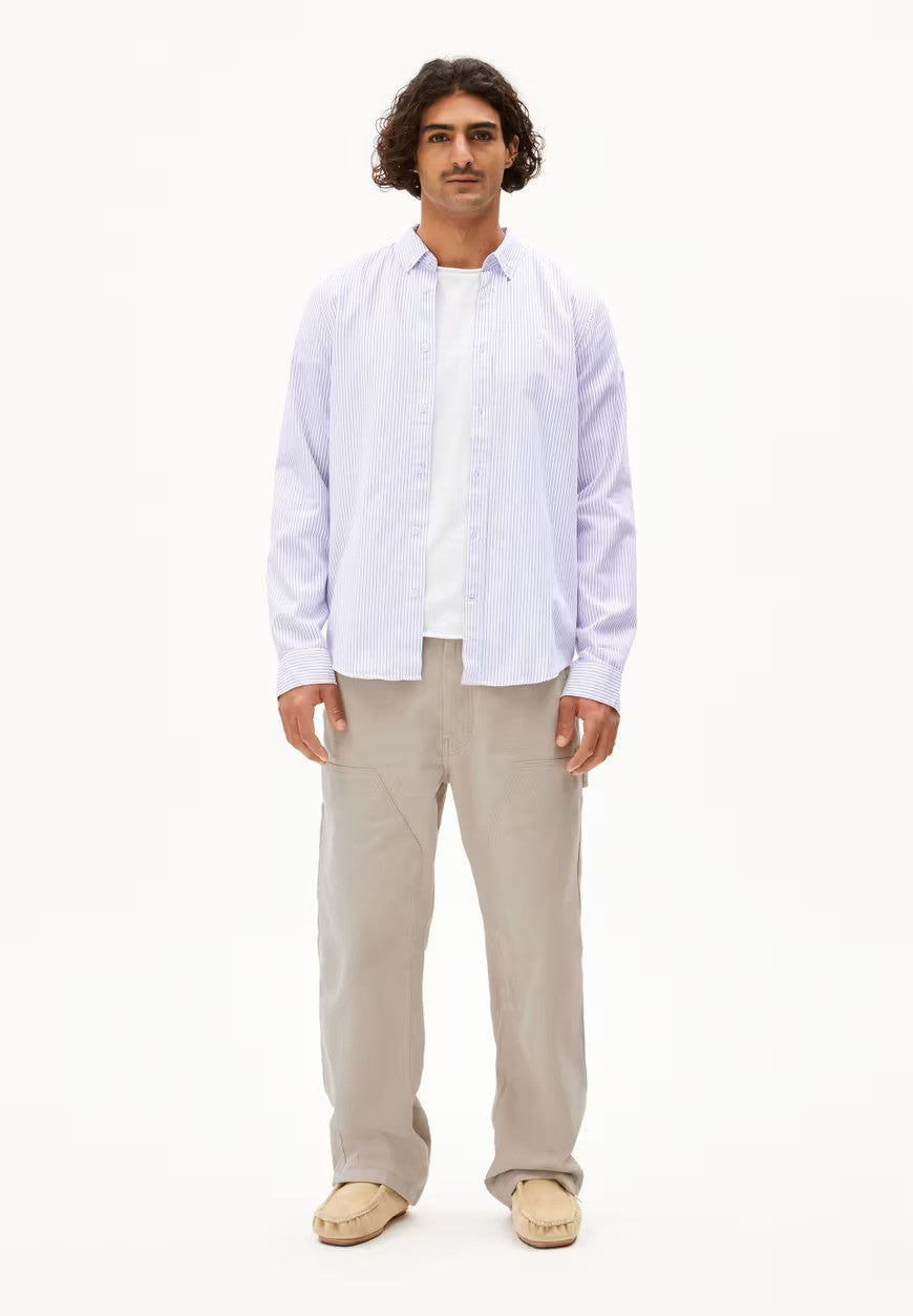 ARMEDANGELS | Chemise rayé "QUAASA" - Blanc