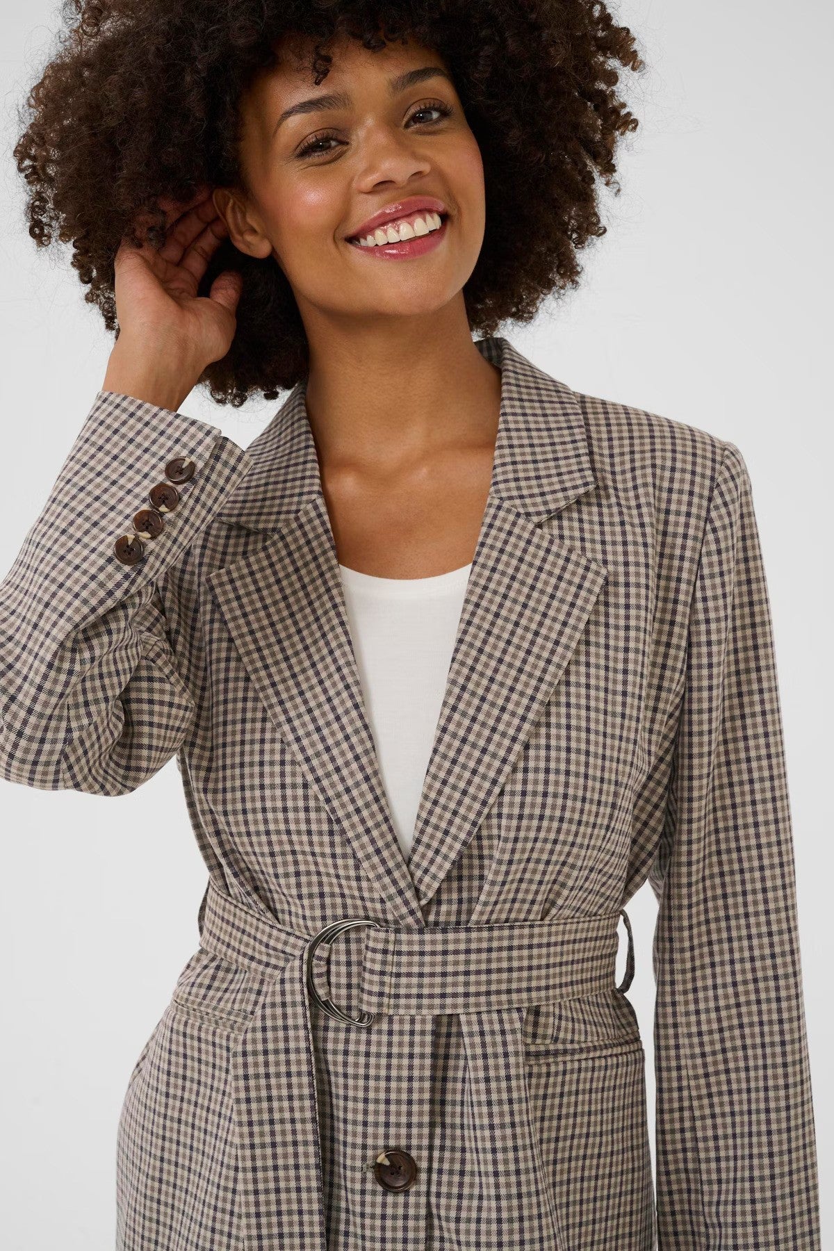 Culture | Veste 'Checka' | Brun