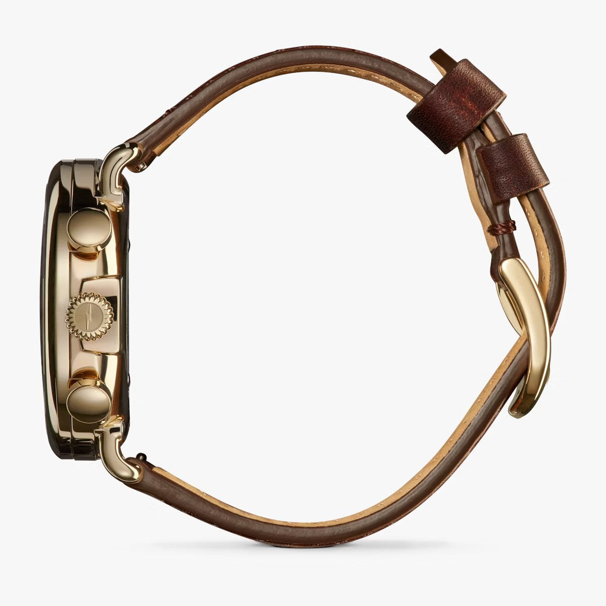 Shinola - Montre Runwell Chrono 41 mm - or/blanc