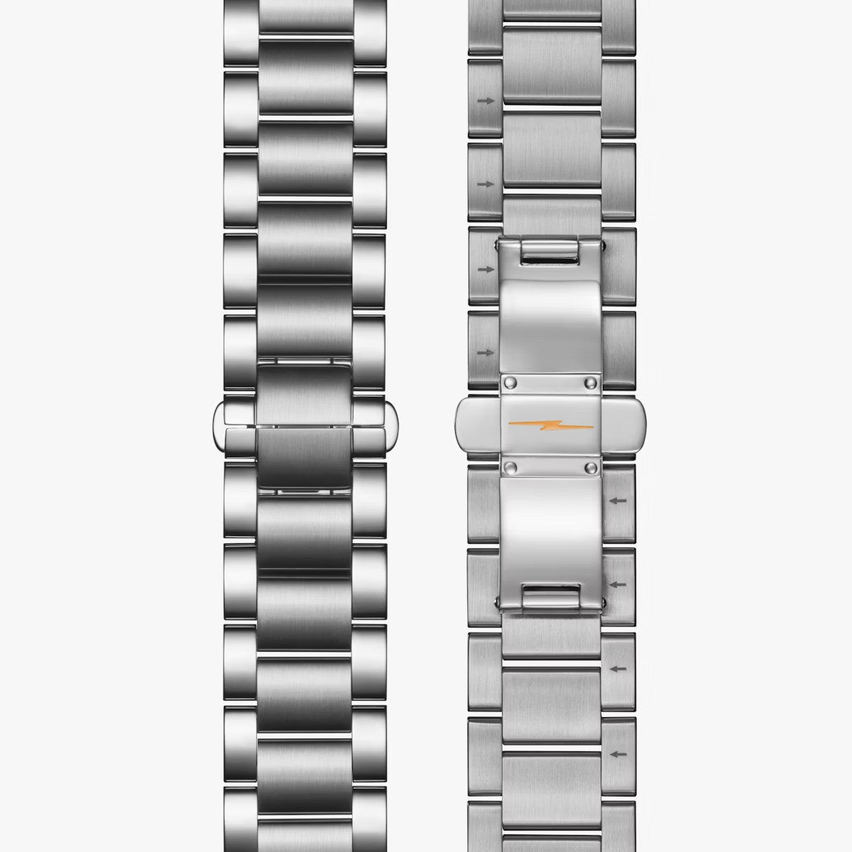 Shinola - Montre Runwell Chrono 41 mm - Noir / bracelet en acier inoxydable