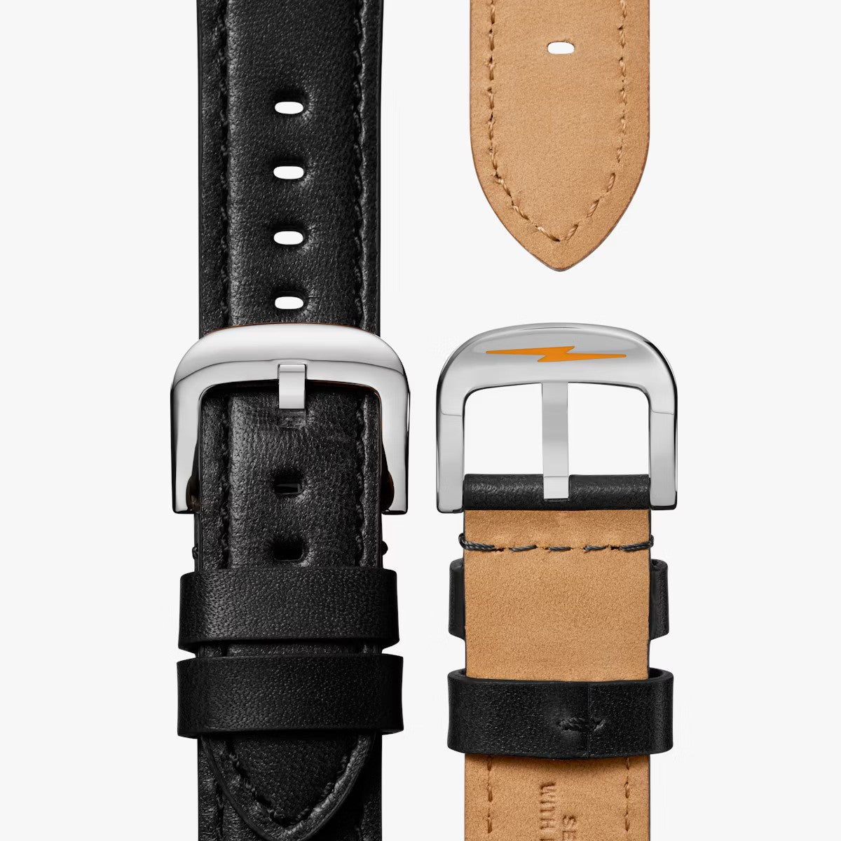 SHINOLA - La montre Canfield modèle C56 43mm - Noir/Jaune