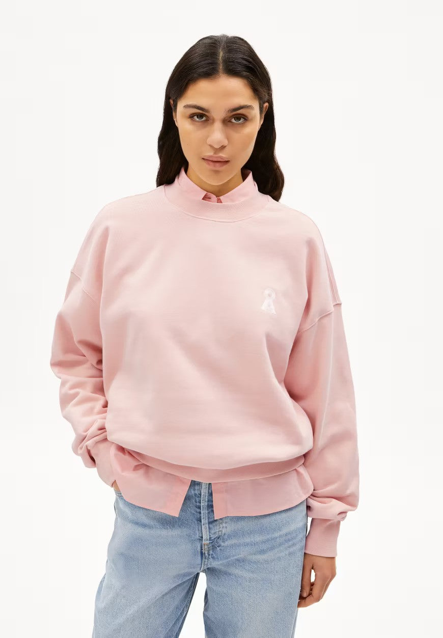 Armedangel | Sweatshirt en coton biologique ''ALIZAA'' - Rose