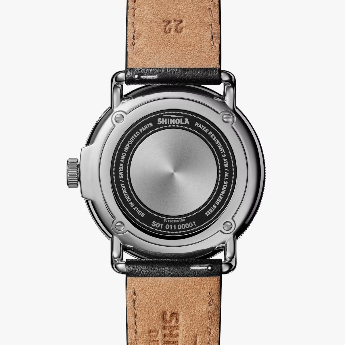 SHINOLA - La montre Canfield modèle C56 43mm - Noir