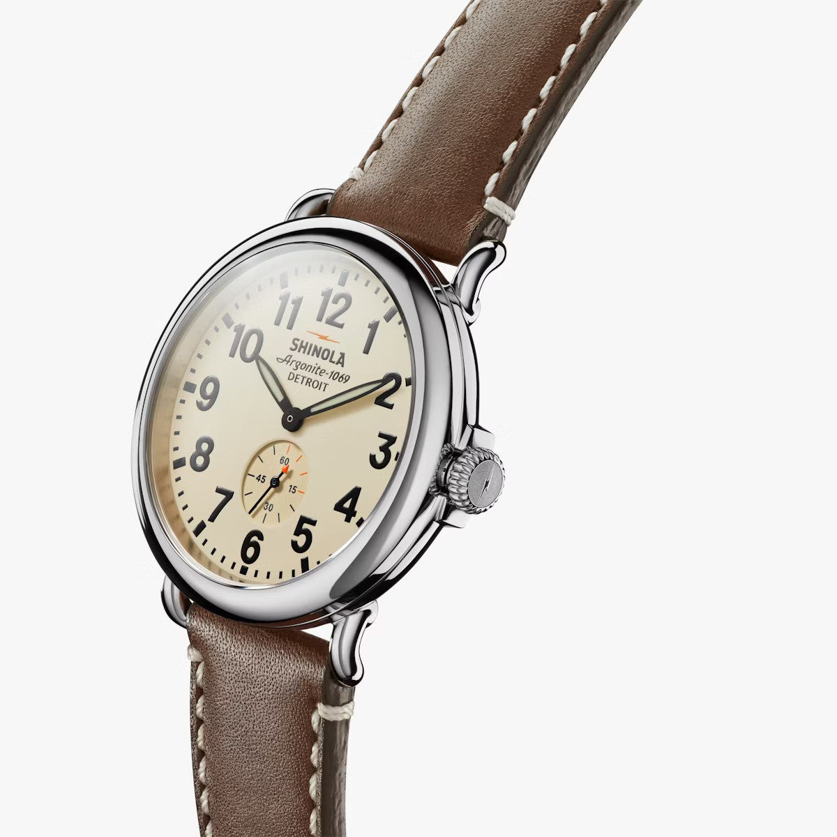 Shinola - montre THE RUNWELL 41mm - Cadran crème
