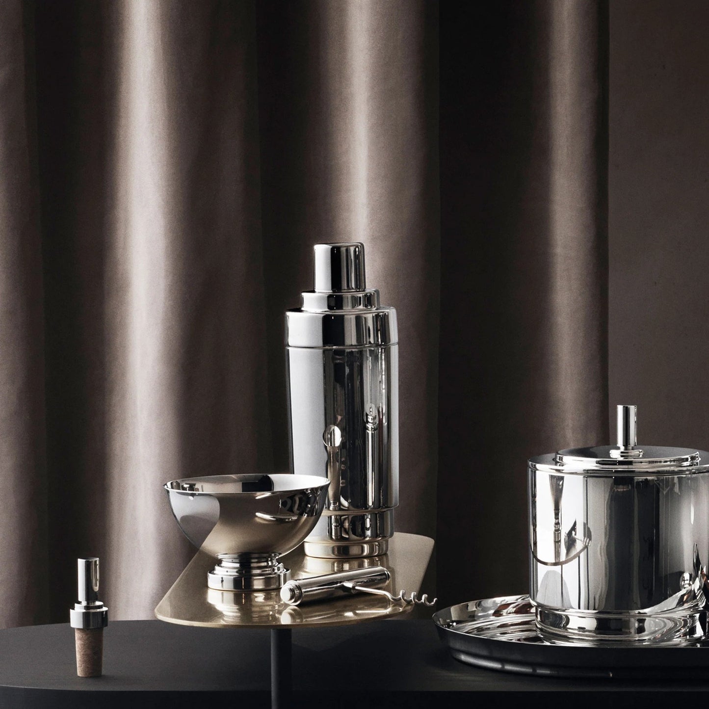 Georg Jensen - Shaker à cocktail Manhattan 0.75l Acier inoxydable