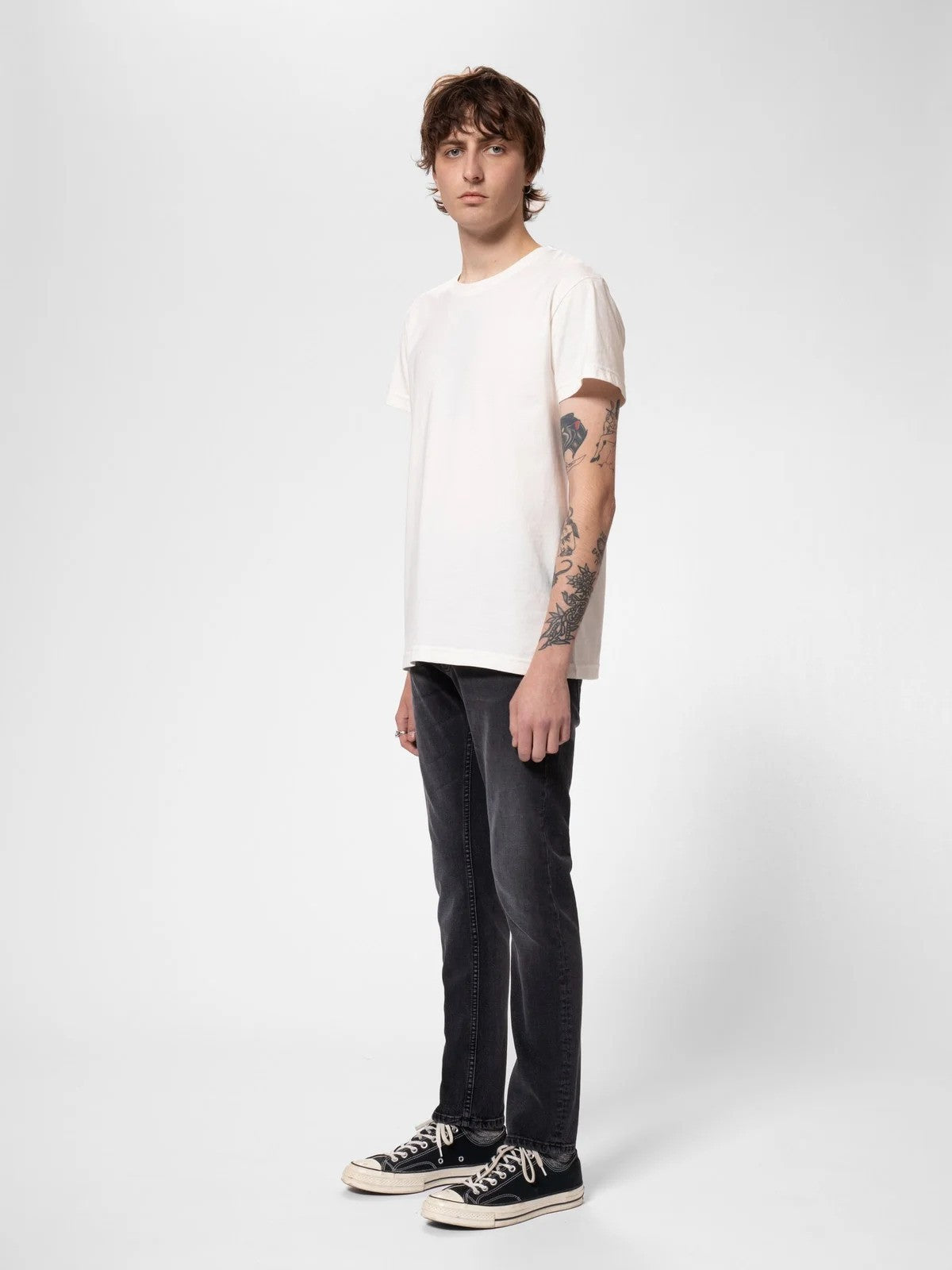 NUDIE JEANS | Jean "GRIM TIM" - Gris ''Dark Cove''
