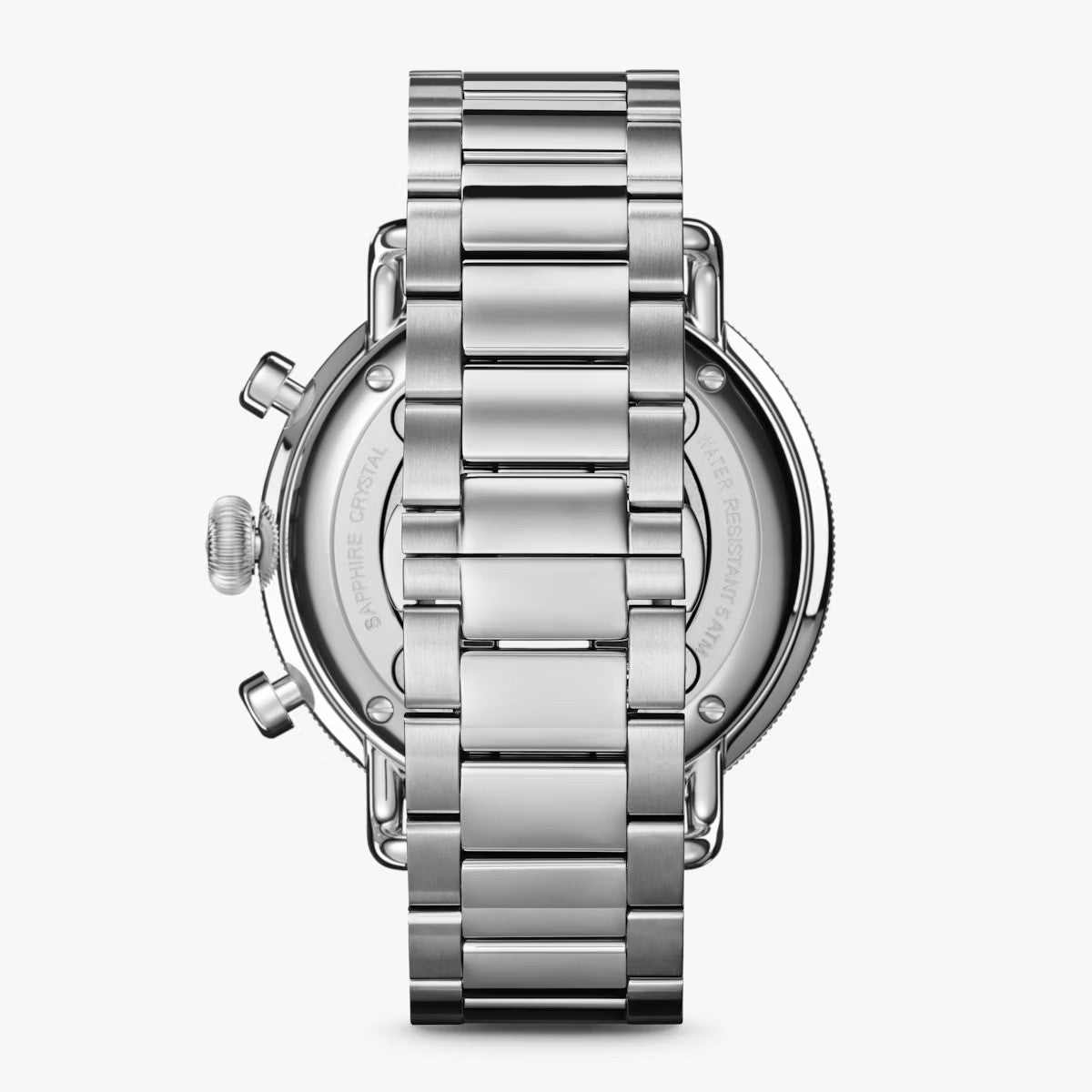 Shinola - Montre CANFIELD CHRONO 43MM - Bleu nuit / Argent