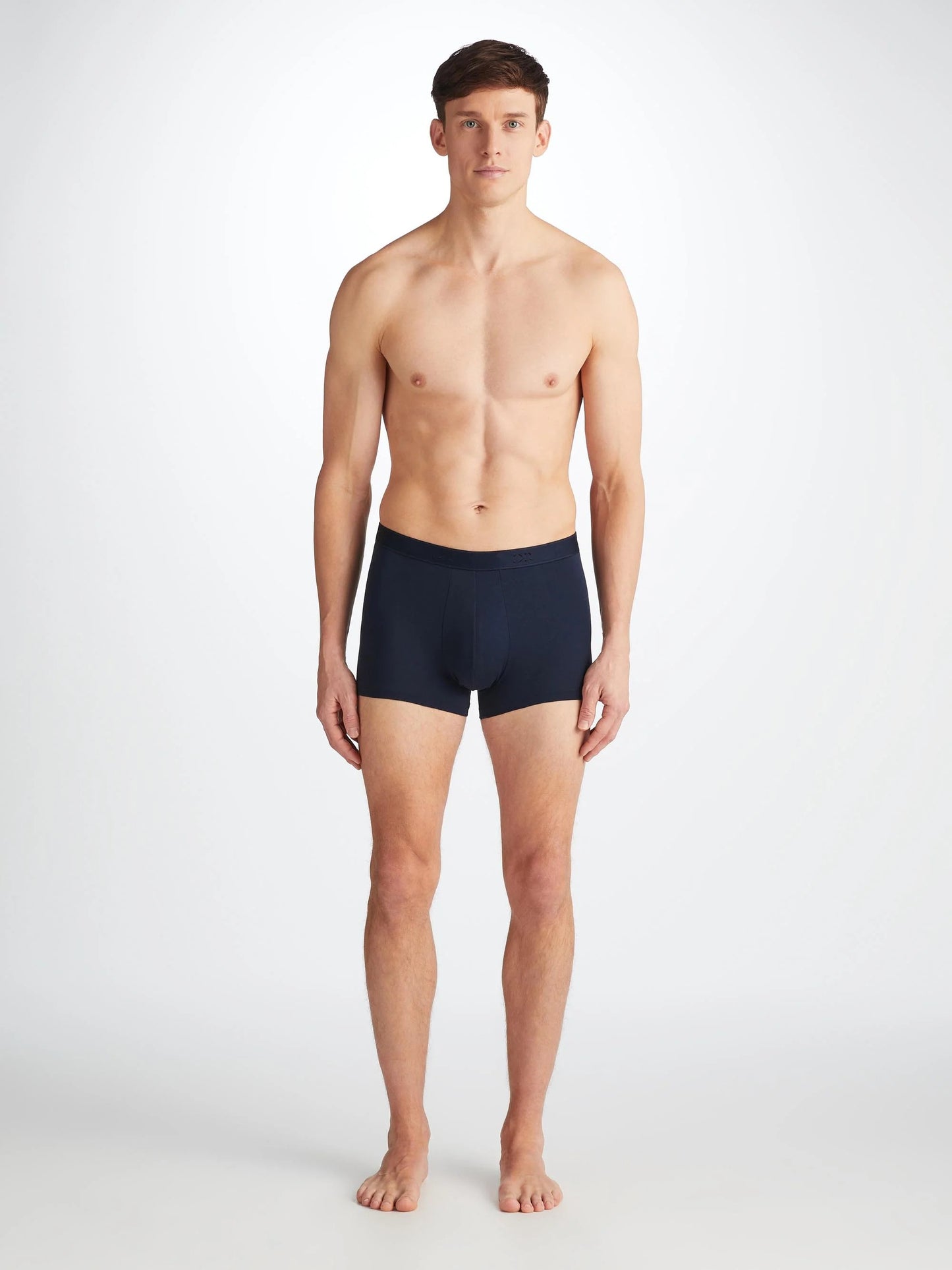 Derek Rose | Le boxer ''Jack'' en coton pima extensible - Marine