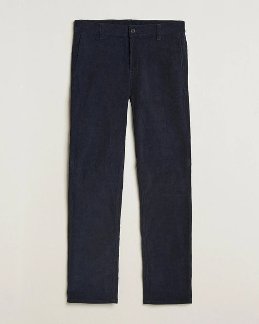 NUDIE JEANS | Pantalon en velours côtelé ''Easy Alvin'' - Marine