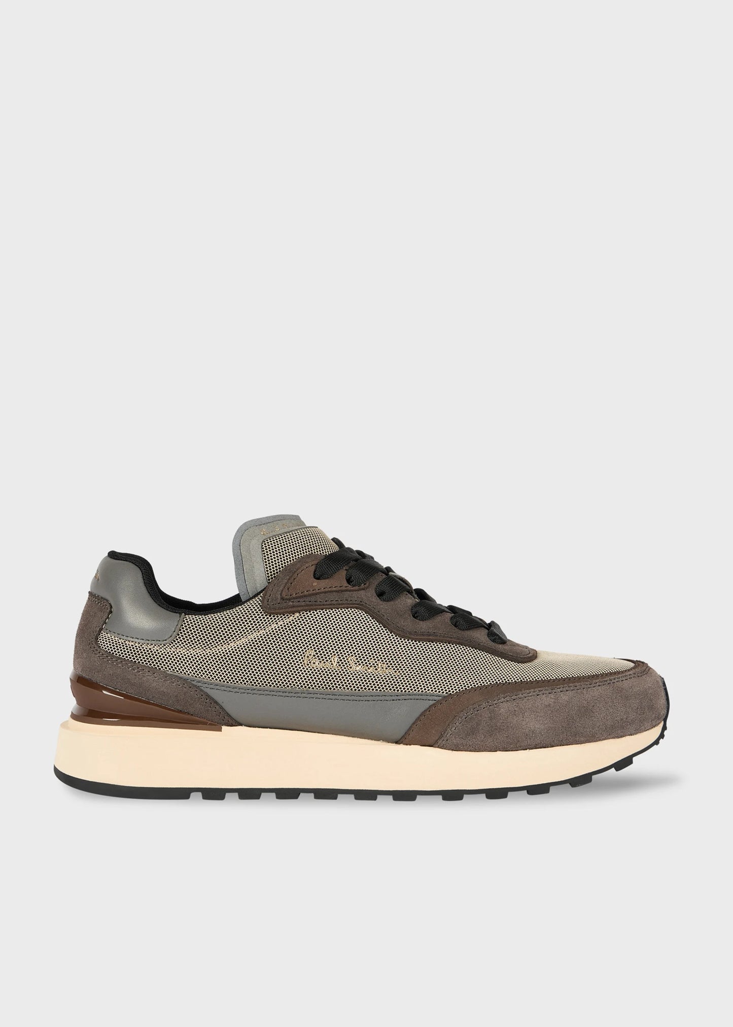 Paul Smith | Baskets en cuir 'Aston' - Gris foncé