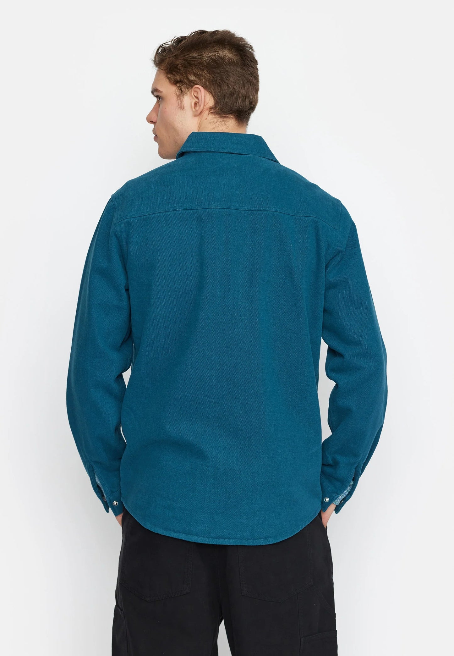 Revolution | La surchemise zippée en coton bio - Pétrole