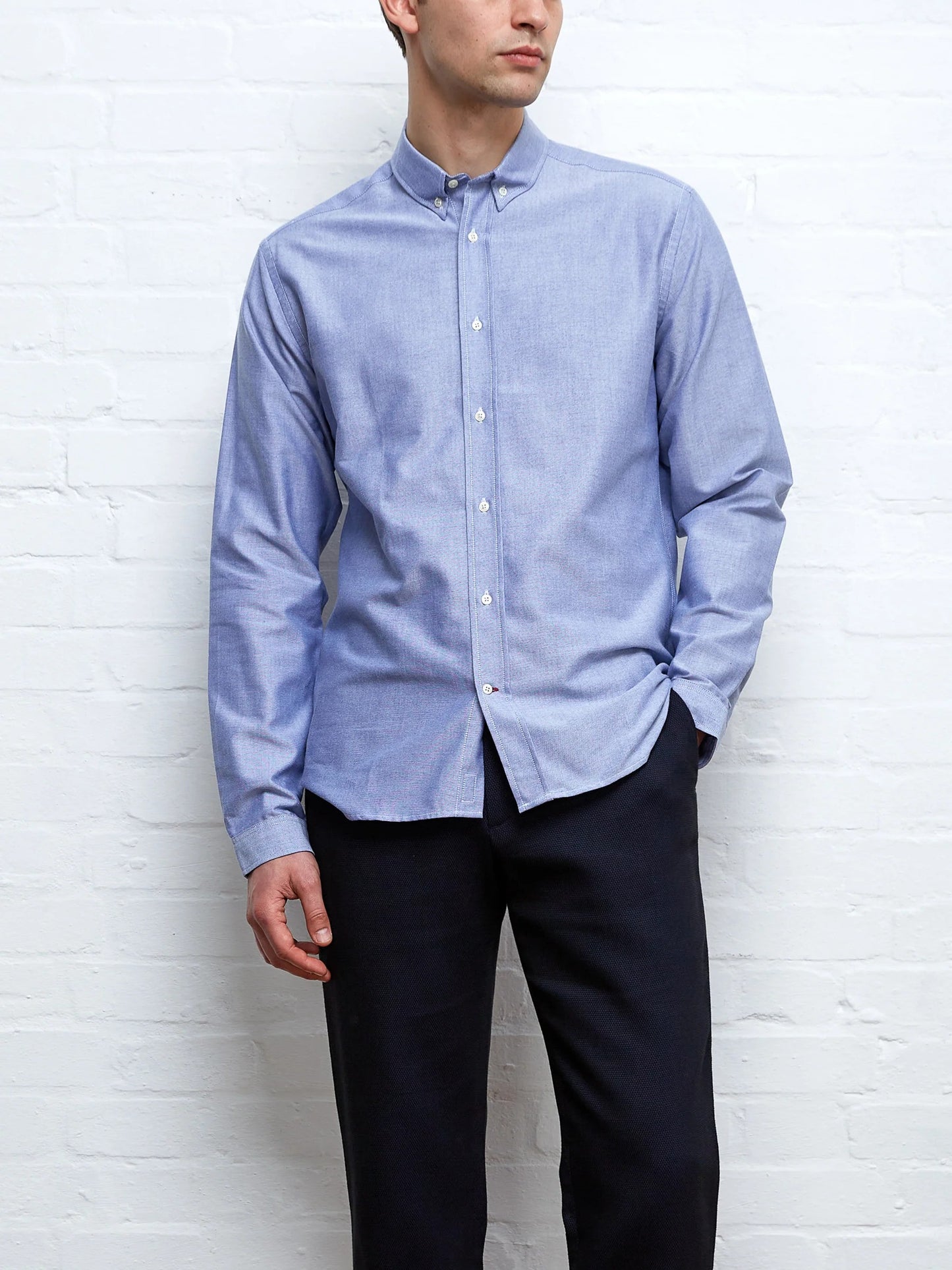 OLIVER SPENCER | Chemise "Brook" - Bleu pâle