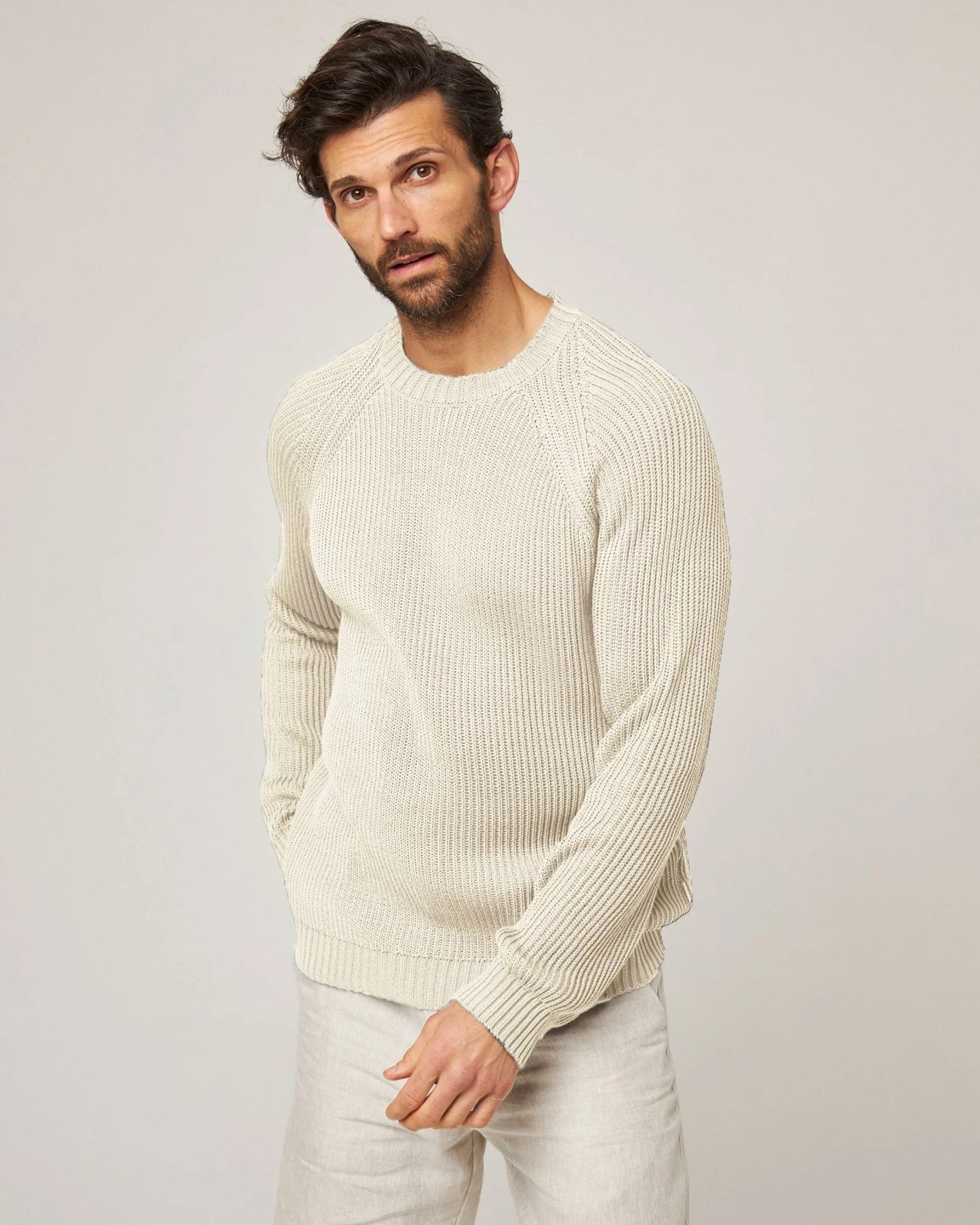 Peregrine | Pull "Harry Crew"- Blanc