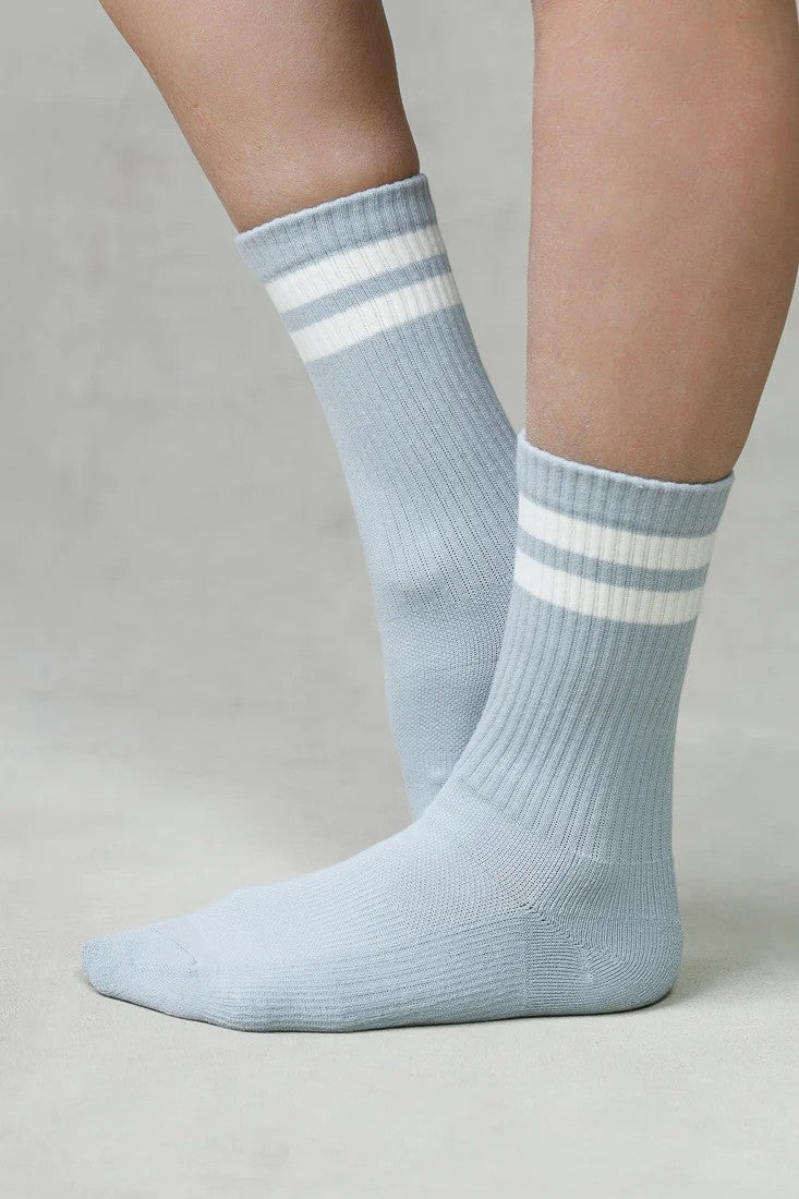 Limlim | Chaussettes en coton doux à deux rayures