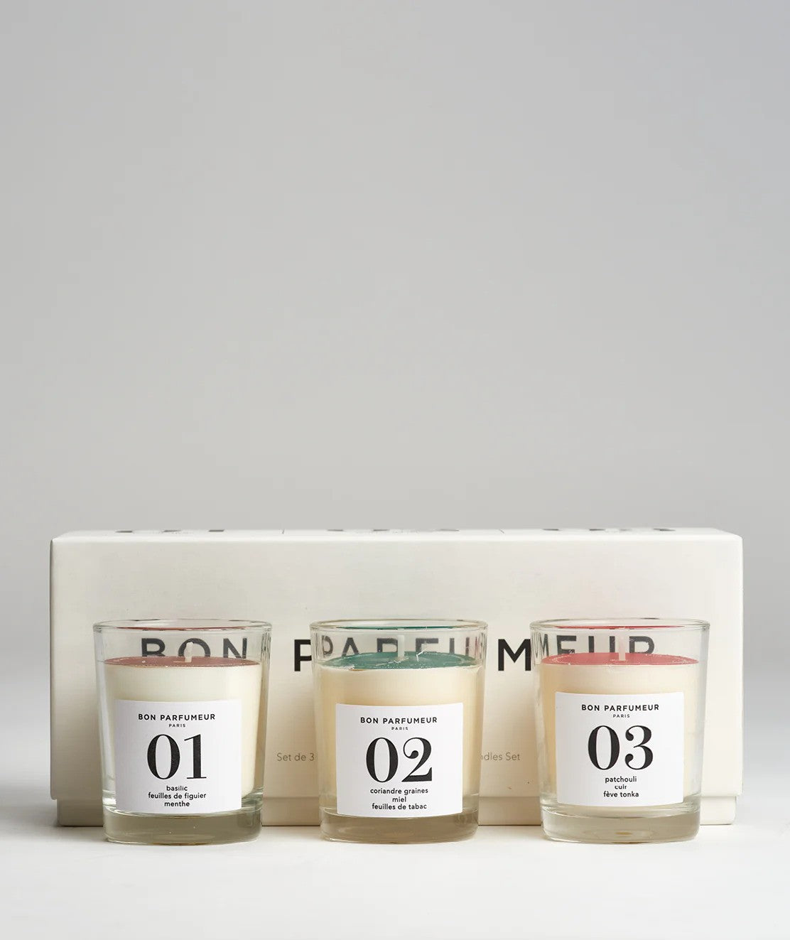 Bon Parfumeur | Coffret Mini-Bougies 70g