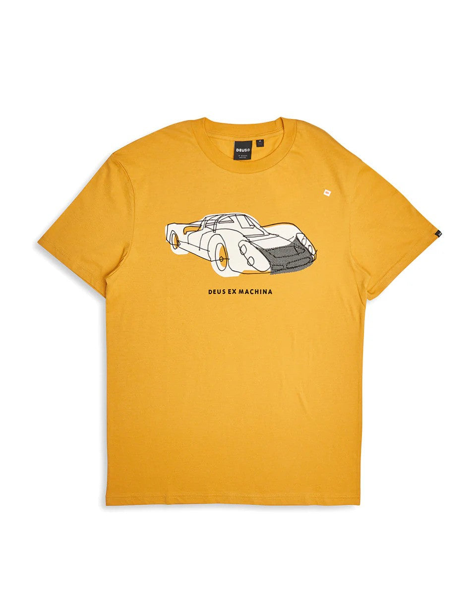 Deus Ex Machina  | T-shirt ''908'' - Miel doré