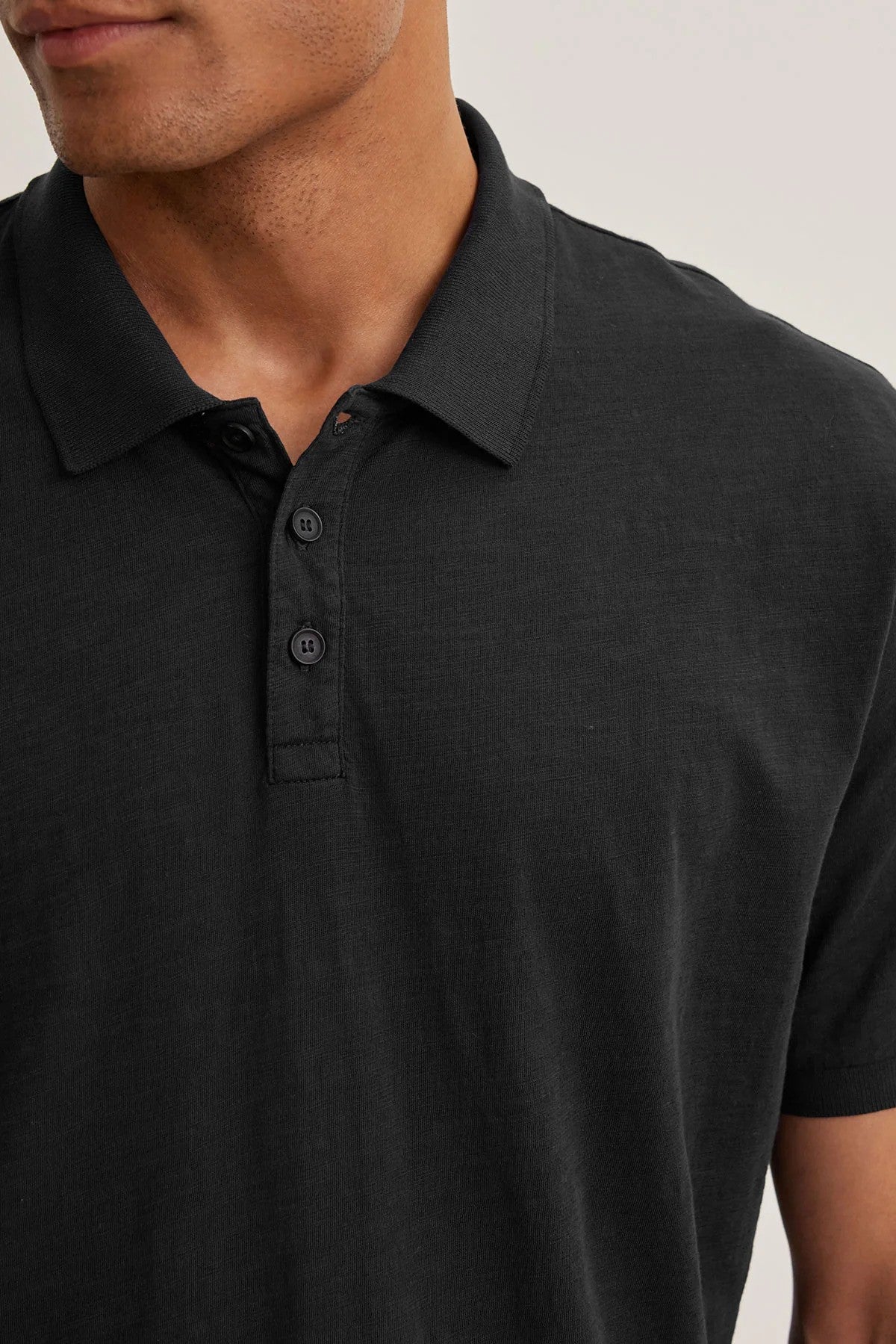 Velvet | Polo "NIKO" - Noir