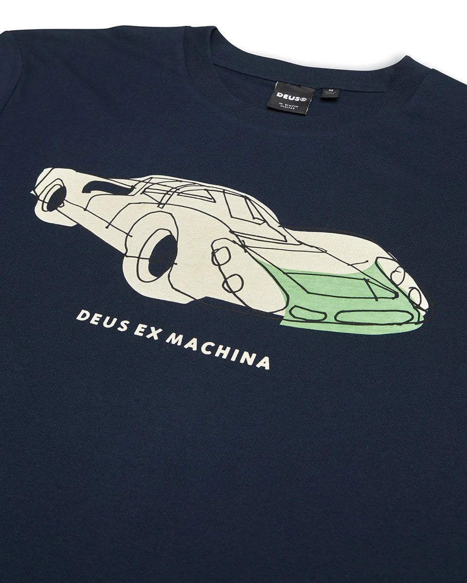 Deus Ex Machina  | T-shirt ''908'' - Marine